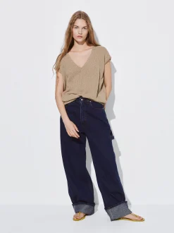 PARFOIS Top B&aacute;sico Algod&oacute;n Blanco New