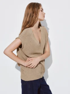 PARFOIS Top Básico Algodón Blanco New