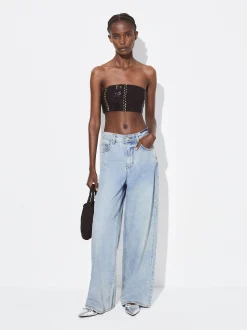 PARFOIS Top Bandeau Negro Clearance