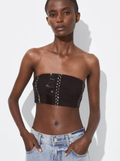 PARFOIS Top Bandeau Negro Clearance