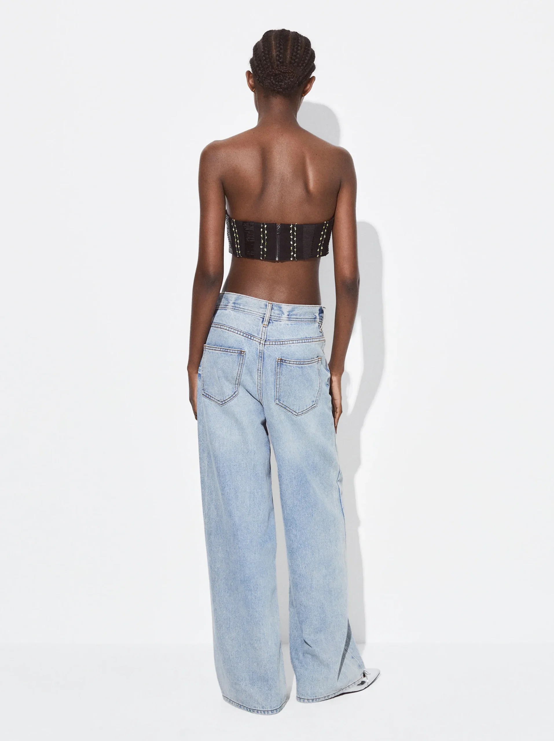 PARFOIS Top Bandeau Negro Clearance