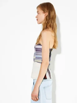 PARFOIS Top Bandeau Estampado Multicor Discount