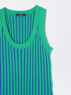 PARFOIS Top Canalé Azul Discount