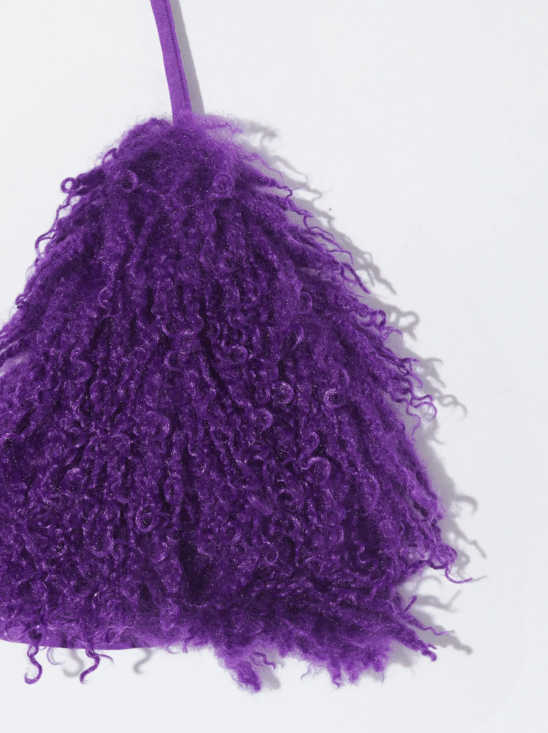 PARFOIS Top Con Pelo Violeta Cheap