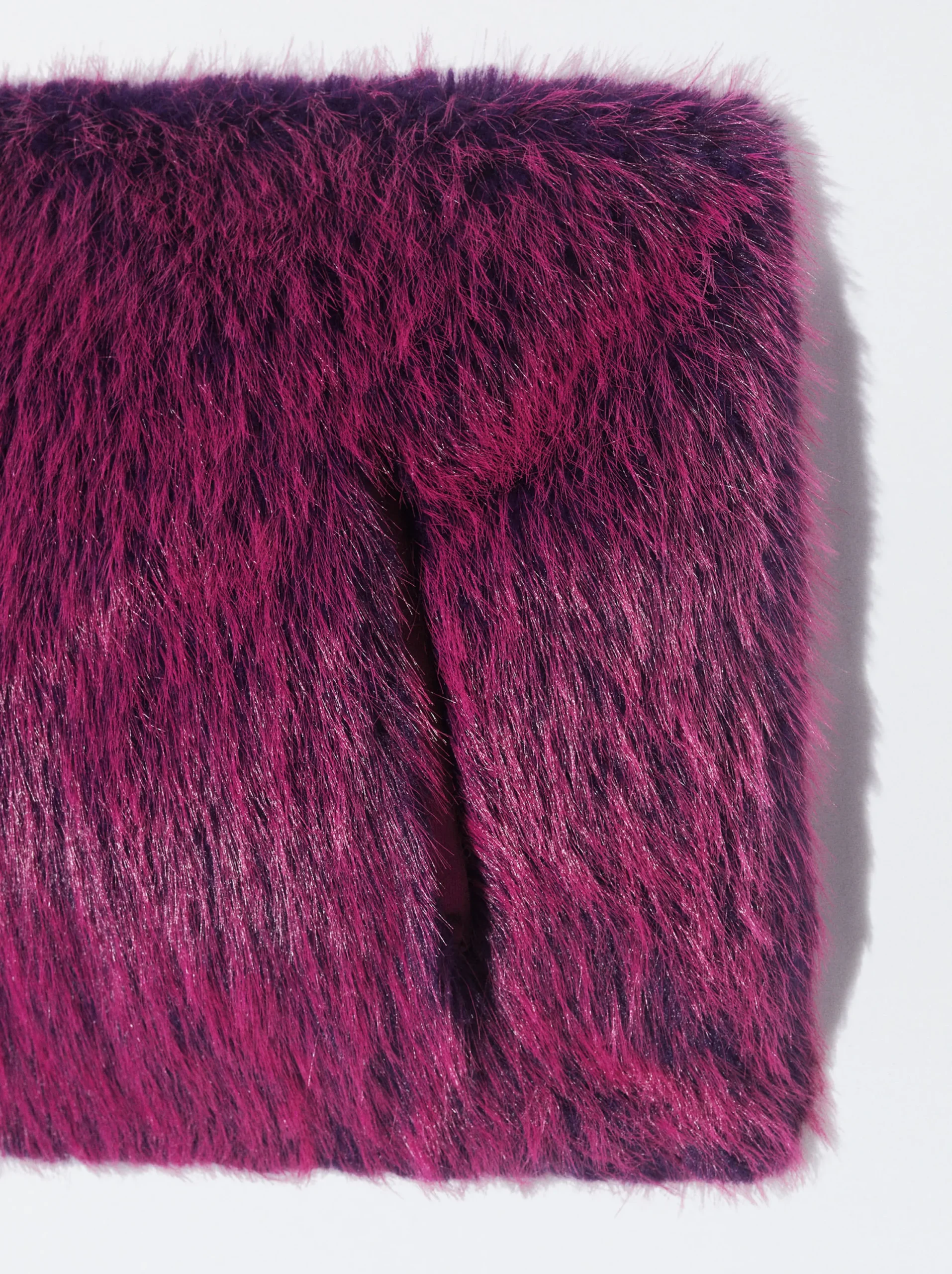 PARFOIS Top Con Pelo Rosa Cheap