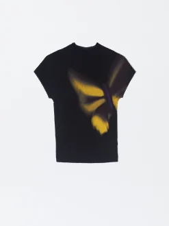 PARFOIS Top Con Textura Negro Shop