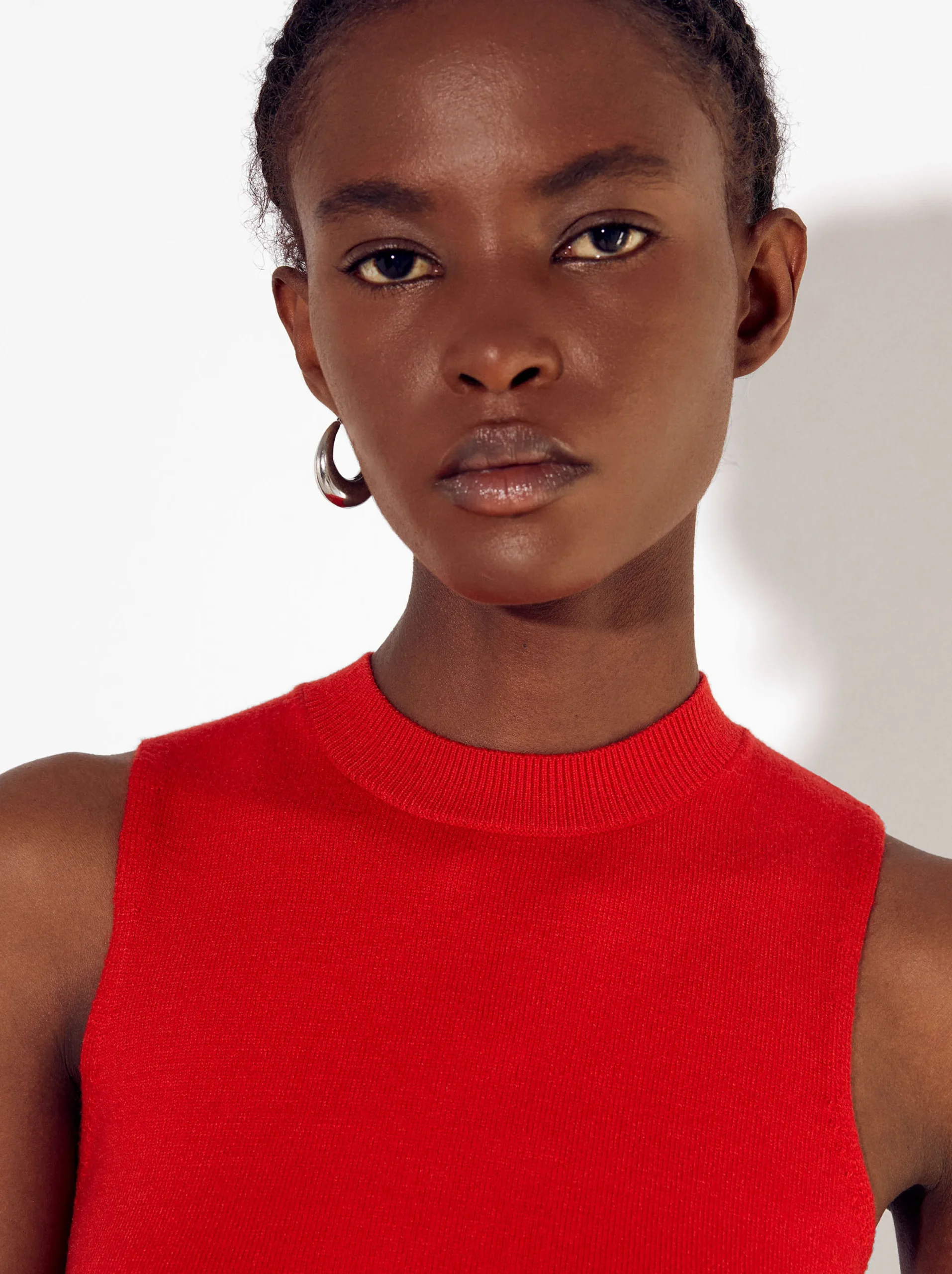 PARFOIS Top De Punto Rojo Cheap