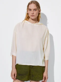 PARFOIS Top Modal Con Hilo Metalizado Crudo Best Sale