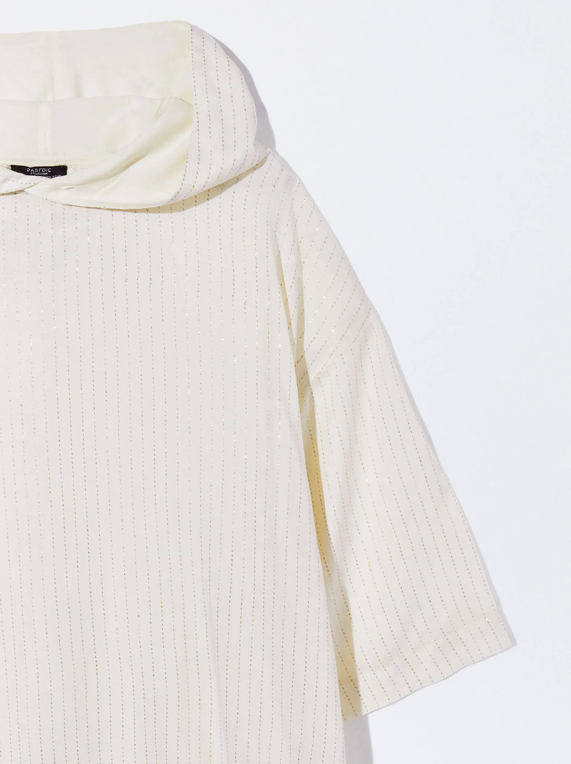 PARFOIS Top Modal Con Hilo Metalizado Crudo Best Sale
