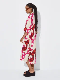 PARFOIS Vestido Camisero Estampado Multicor Store