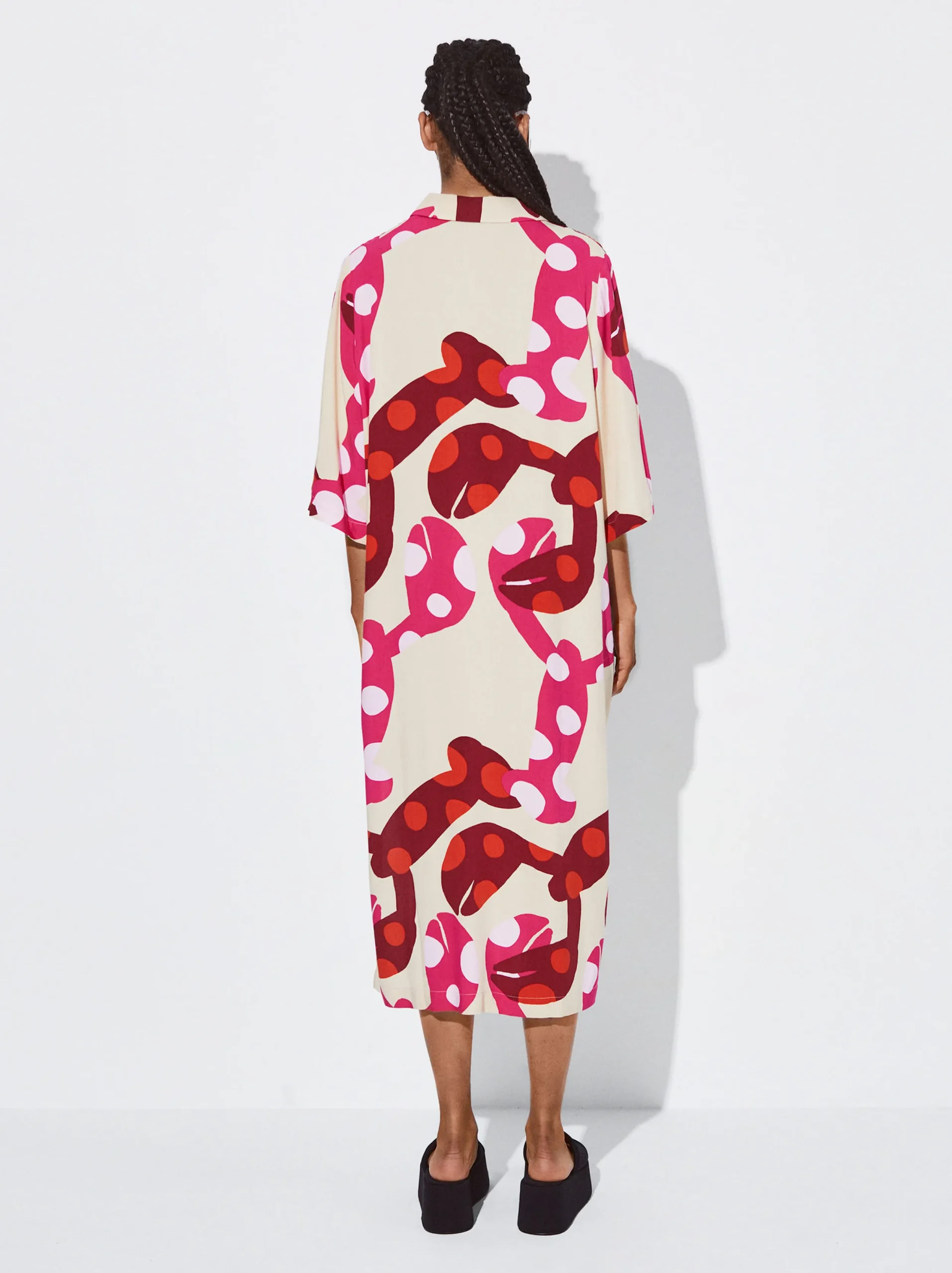 PARFOIS Vestido Camisero Estampado Multicor Store