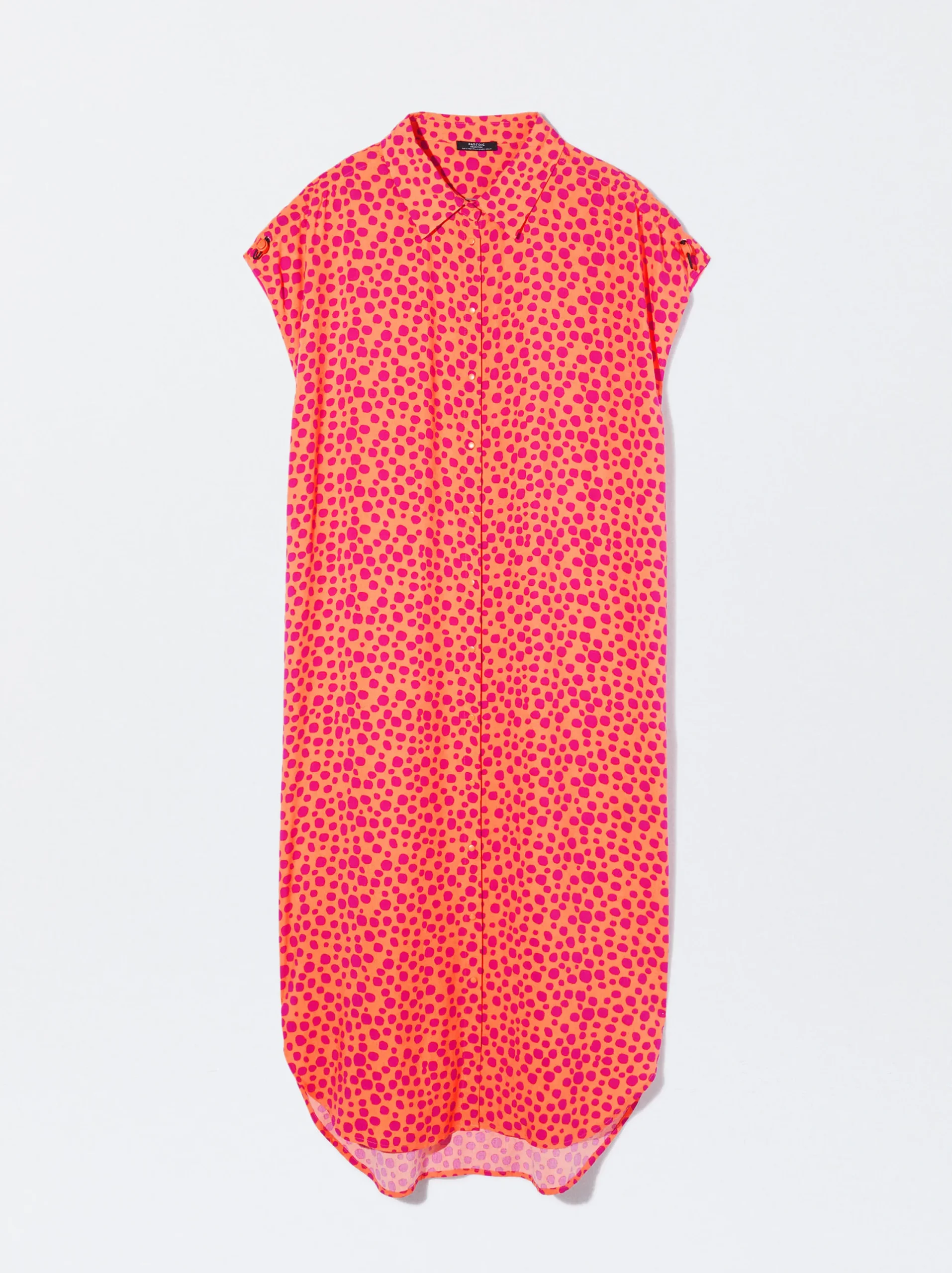 PARFOIS Vestido Camisero Estampado Multicor Clearance