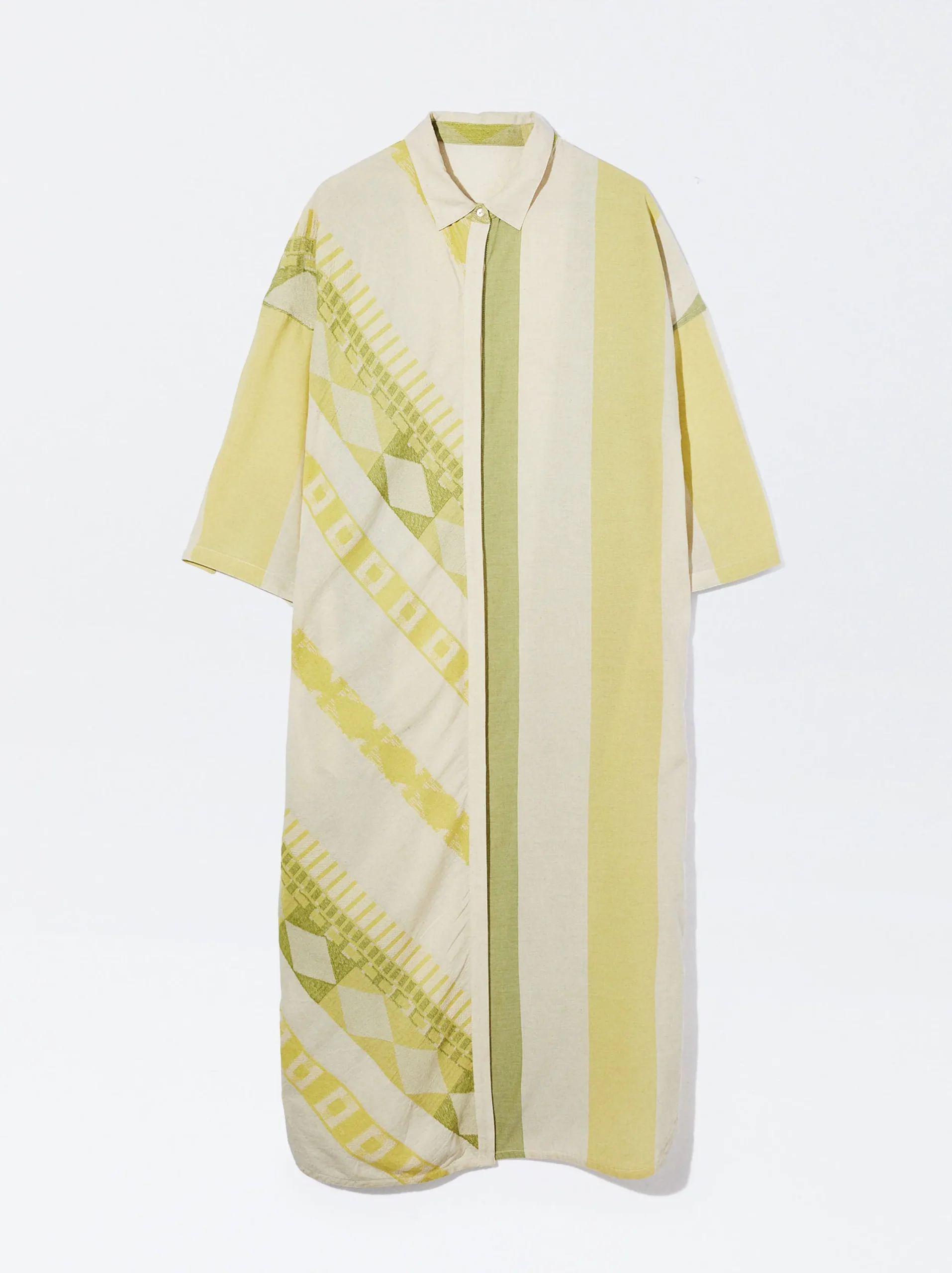 PARFOIS Vestido Camisero Estampado Multicor Clearance