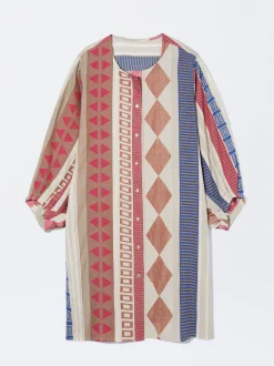 PARFOIS Vestido Camisero Estampado Multicor Hot