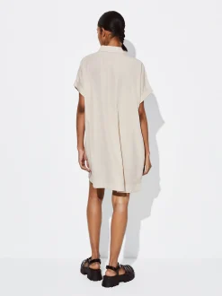 PARFOIS Vestido Camisero Lyocell Beige Store