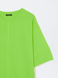 PARFOIS Vestido Corto Algod&oacute;n Verde Sale