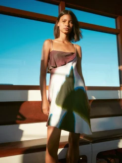 PARFOIS Vestido Corto Estampado Multicor Store