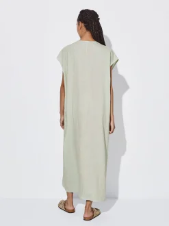 PARFOIS Vestido De Lino Multicor Shop