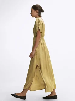 PARFOIS Vestido Fluido Ajustable Dorado Cheap