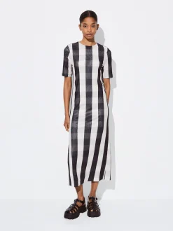 PARFOIS Vestido Largo A Rayas Multicor Fashion