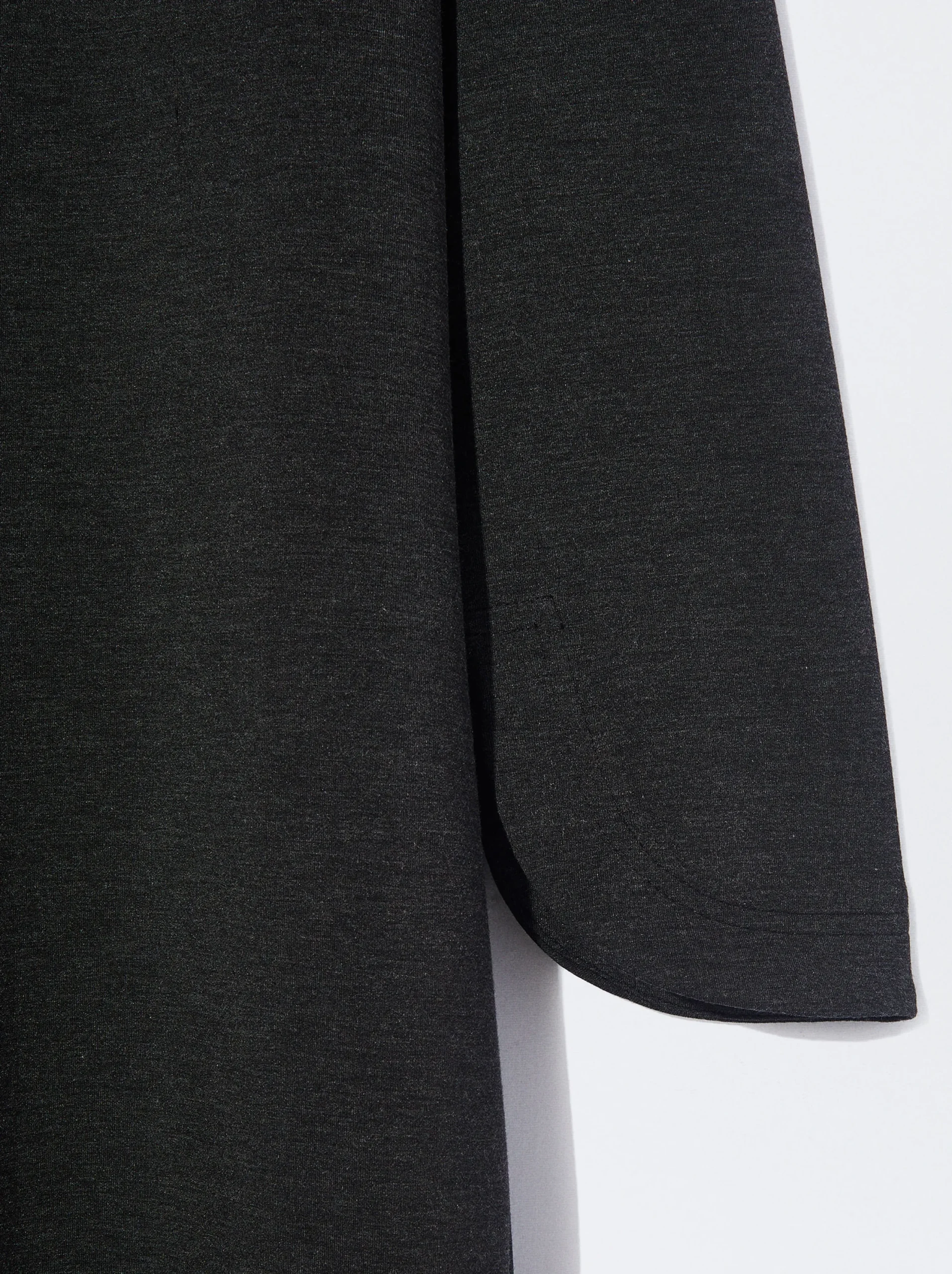 PARFOIS Vestido Largo Con Abertura Gris Best Sale