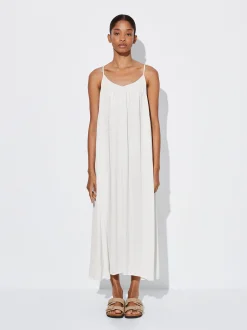 PARFOIS Vestido Largo De Tirantes Crudo Online