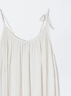 PARFOIS Vestido Largo De Tirantes Crudo Online