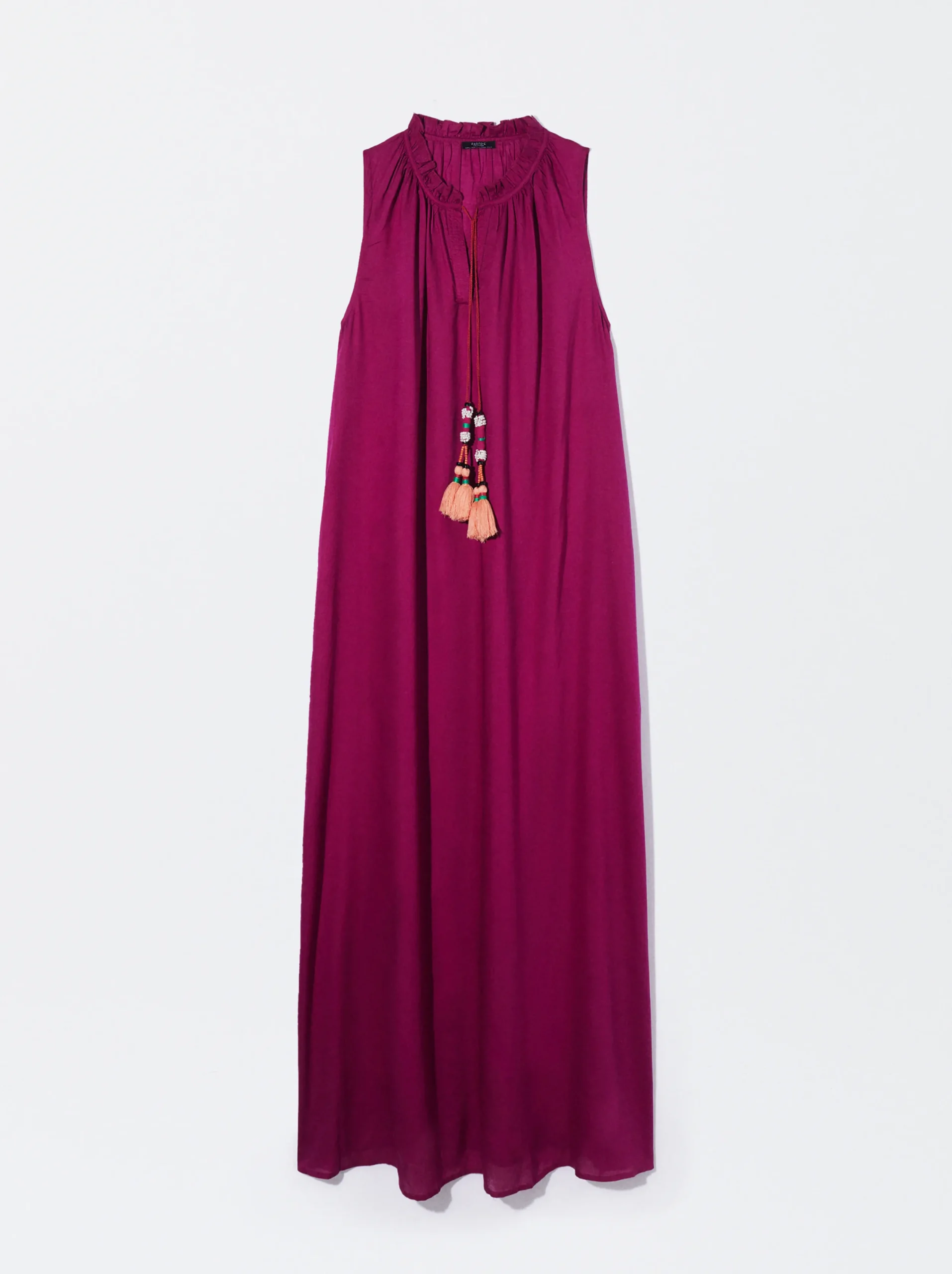 PARFOIS Vestido Largo En Modal Violeta Outlet