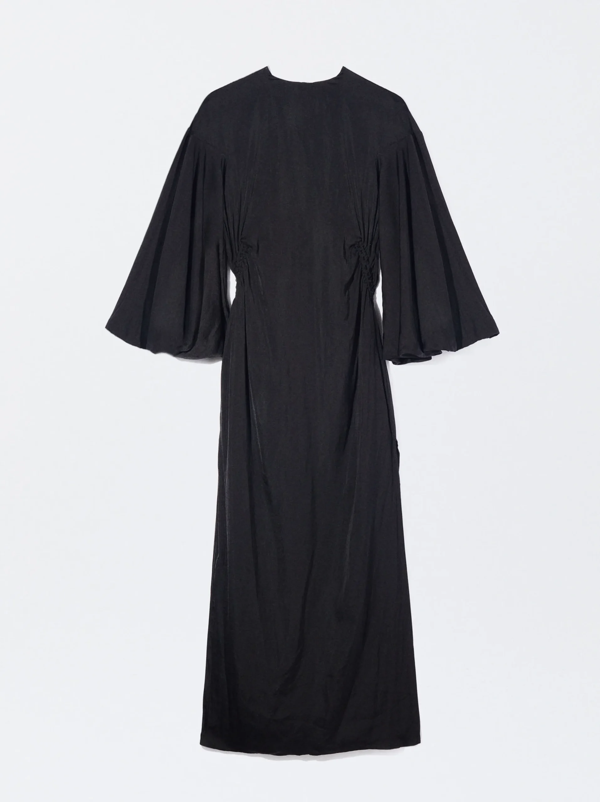PARFOIS Vestido Largo Entallado Negro Outlet