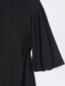 PARFOIS Vestido Largo Entallado Negro Outlet