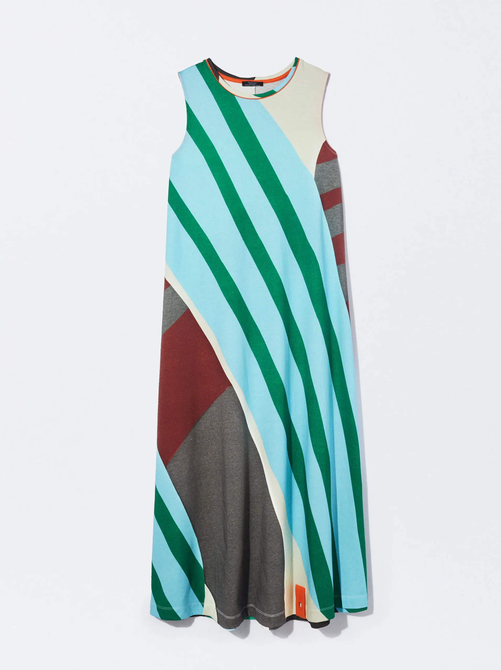 PARFOIS Vestido Largo Estampado Multicor Clearance