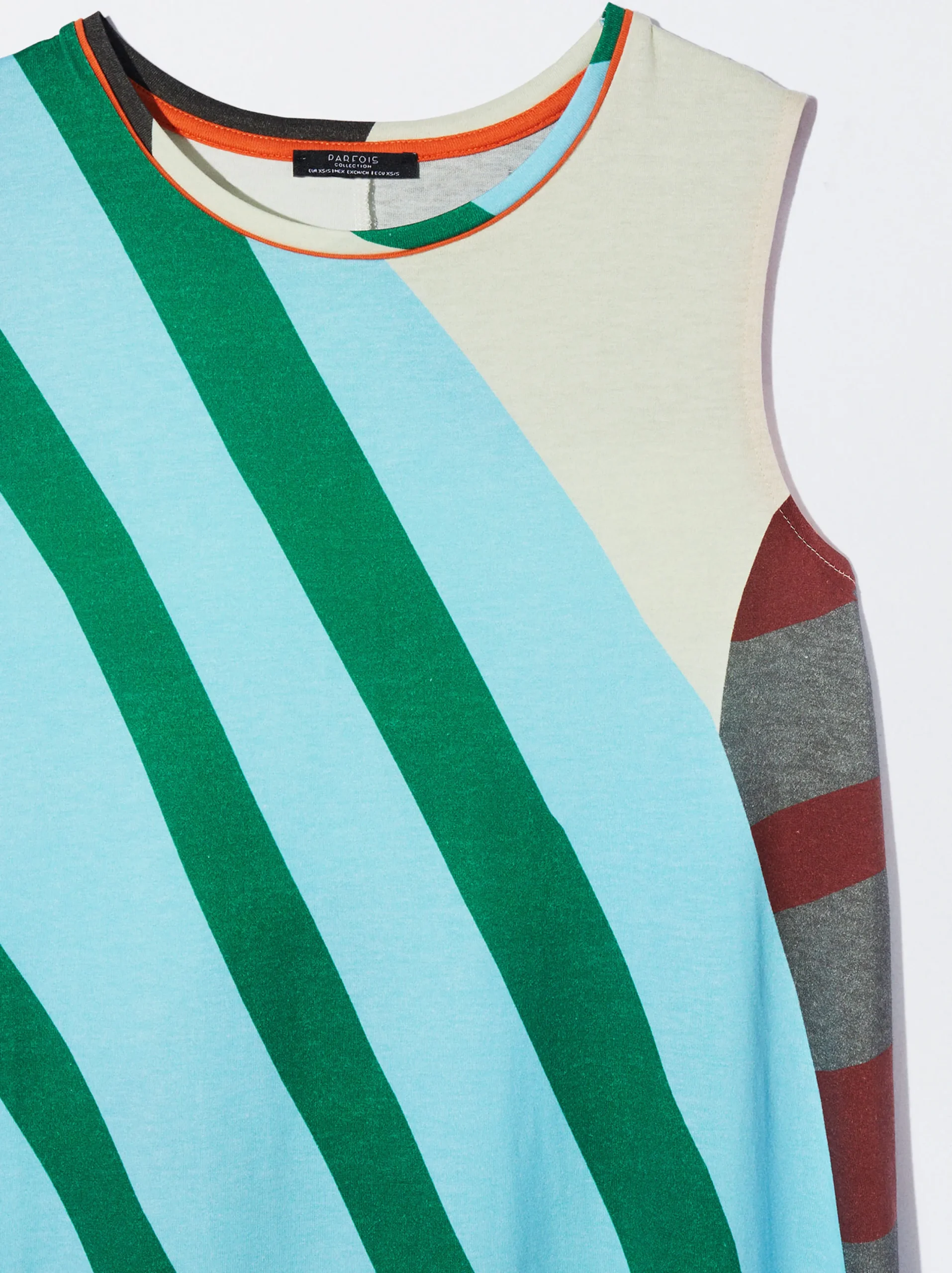 PARFOIS Vestido Largo Estampado Multicor Clearance