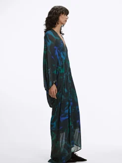 PARFOIS Vestido Largo Estampado Multicor Clearance