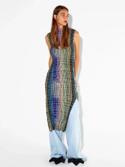 PARFOIS Vestido Largo Estampado Multicor New