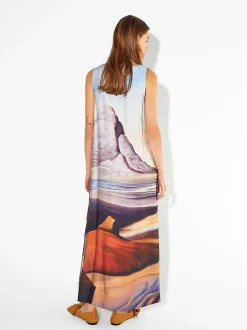 PARFOIS Vestido Largo Estampado Multicor Online