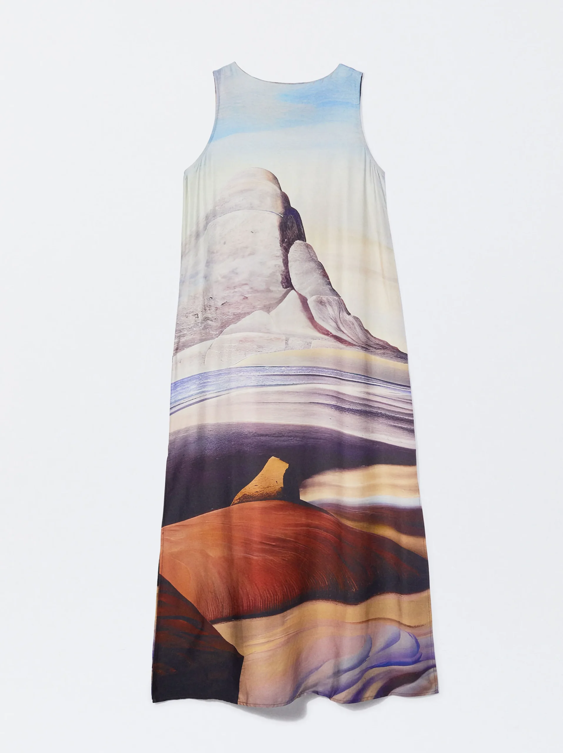 PARFOIS Vestido Largo Estampado Multicor Online