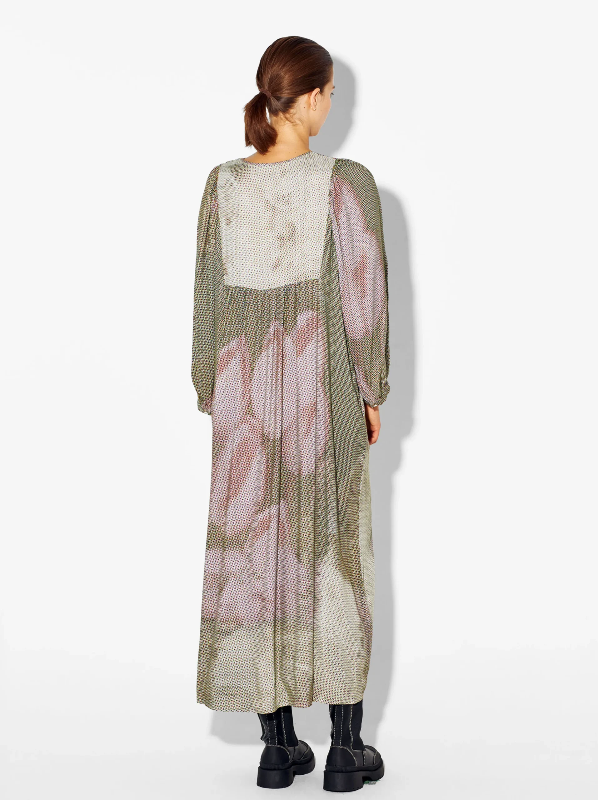 PARFOIS Vestido Largo Estampado Multicor Discount