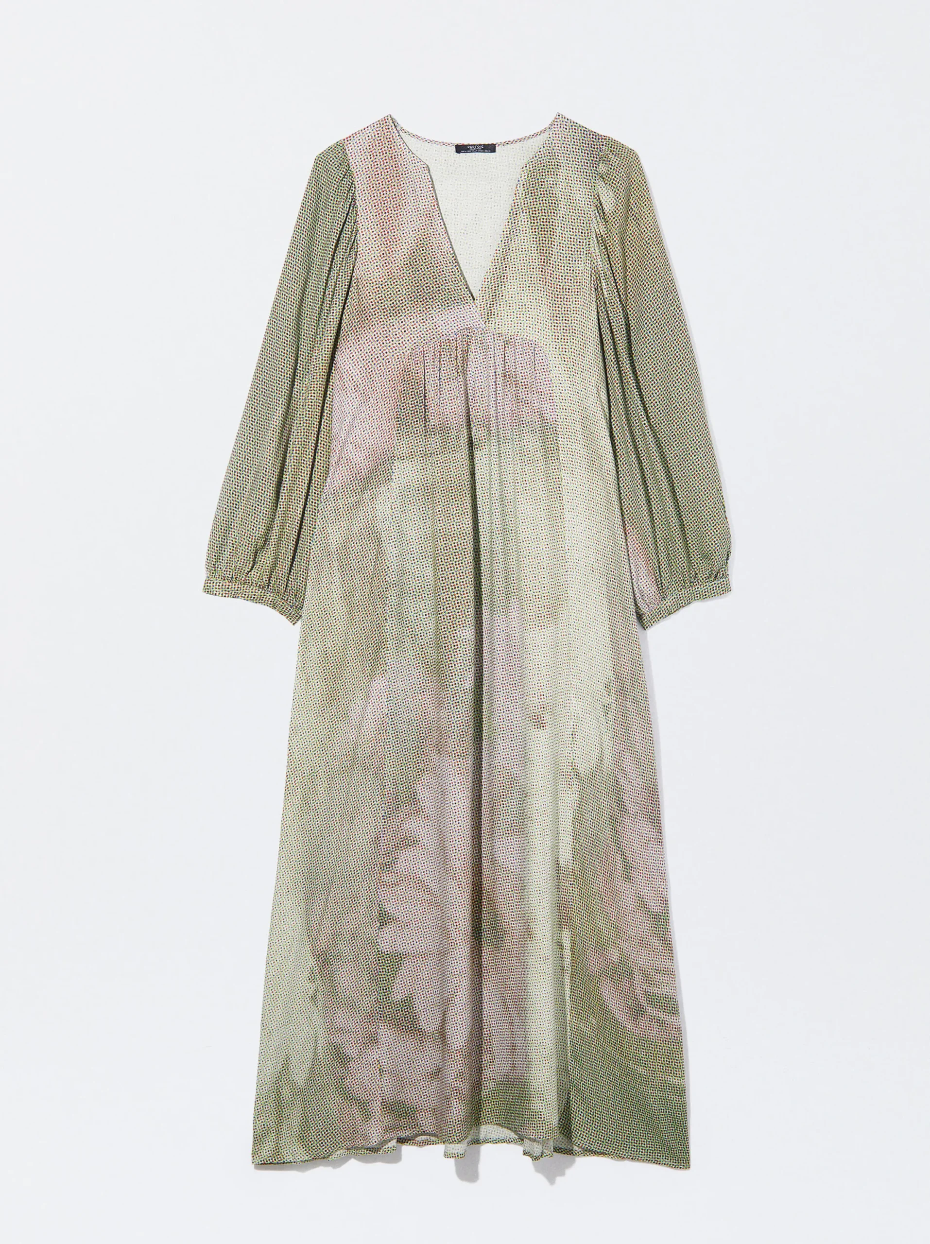 PARFOIS Vestido Largo Estampado Multicor Discount