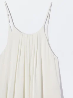PARFOIS Vestido Largo Lyocell Blanco Sale