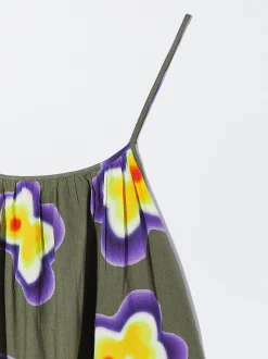 PARFOIS Vestido Midi Estampado Multicor Sale