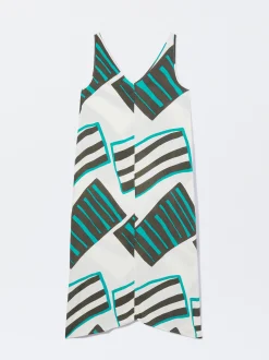 PARFOIS Vestido Midi Estampado Multicor Clearance
