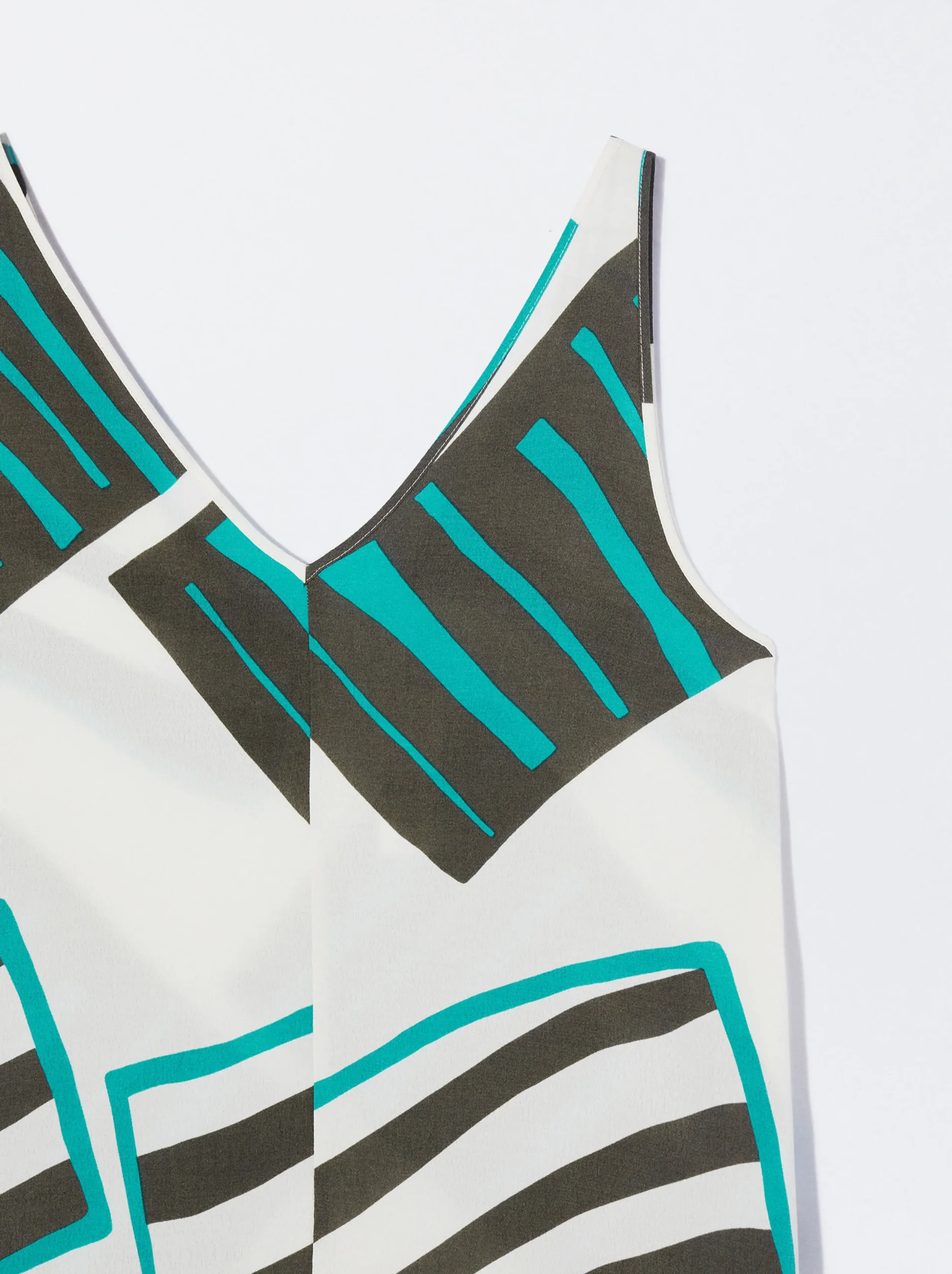 PARFOIS Vestido Midi Estampado Multicor Clearance
