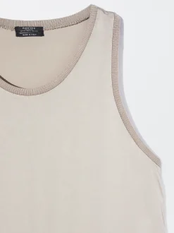 PARFOIS Vestido Midi Satinado Gris Store