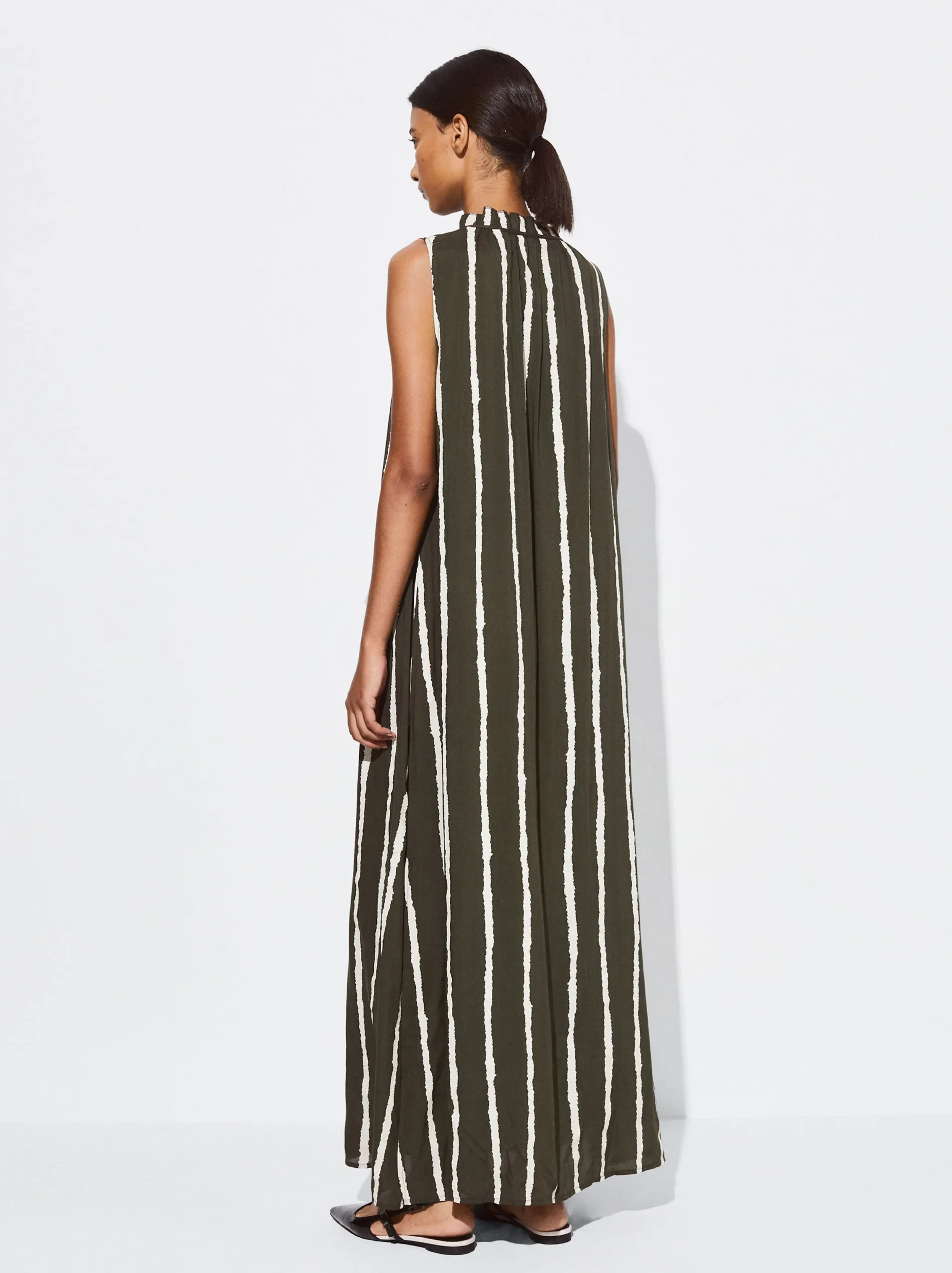 PARFOIS Vestido Modal Con Rayas Multicor Online
