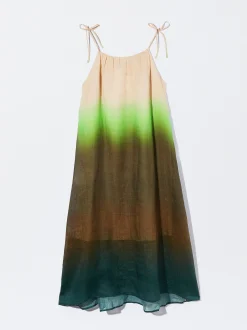 PARFOIS Vestido Ramio Tie-Dye Multicor Store