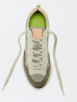PARFOIS Zapatillas Deportivas Combinadas Caqui New