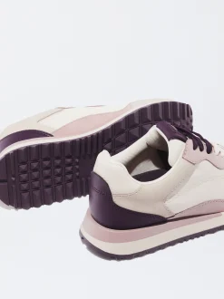PARFOIS Zapatillas Deportivas Combinadas Beige Clearance
