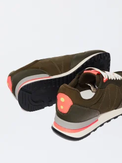 PARFOIS Zapatillas Running Combinadas Caqui Best