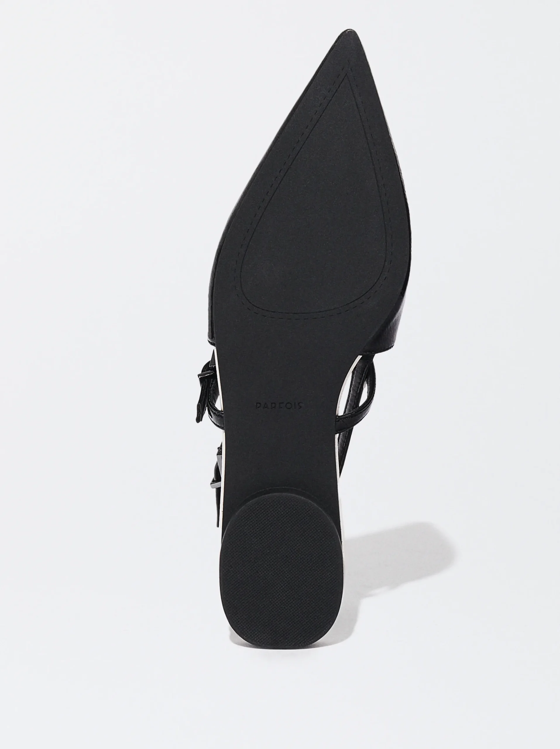PARFOIS Zapato Plano Destalonado Blanco Cheap