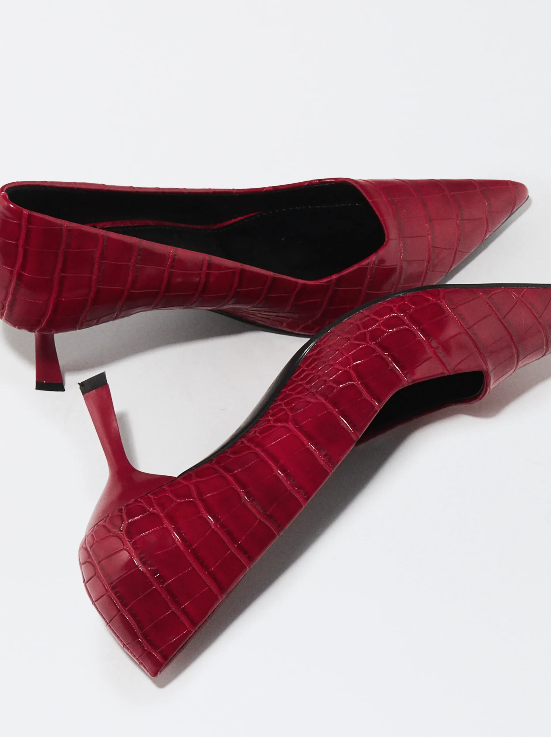 PARFOIS Zapato Tacón Rojo Clearance